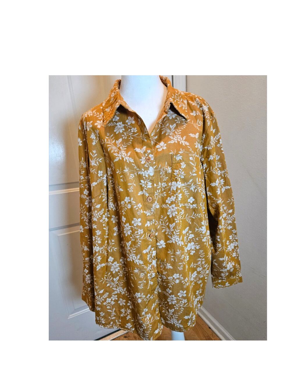 Joan Rivers New Women's X:L 100% Cotton buttoned Shirt New QVC